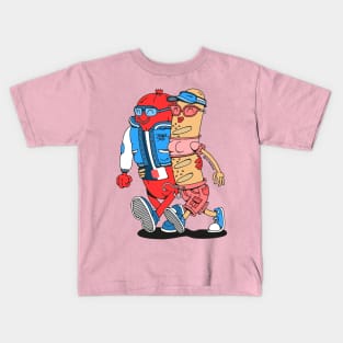 Breaking Bread: The Art of Friendship Kids T-Shirt